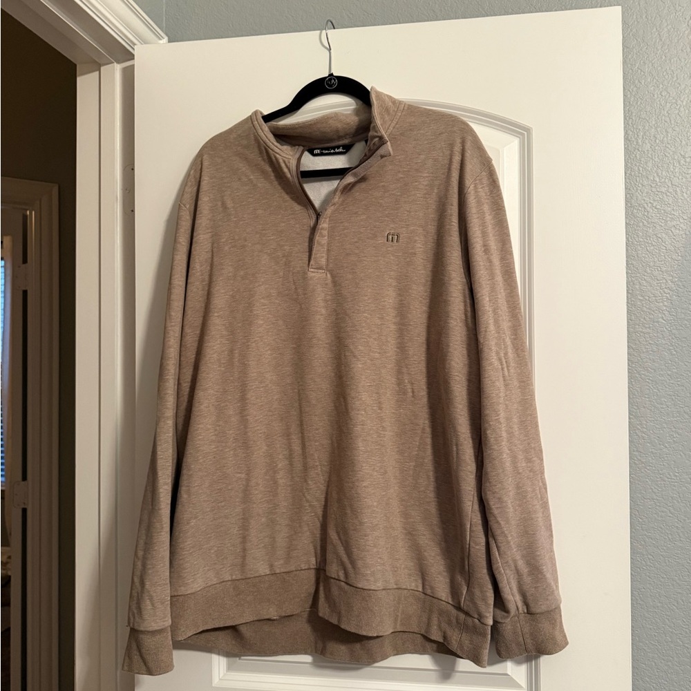 Travis Mathew Light Brown Pullover - image 1